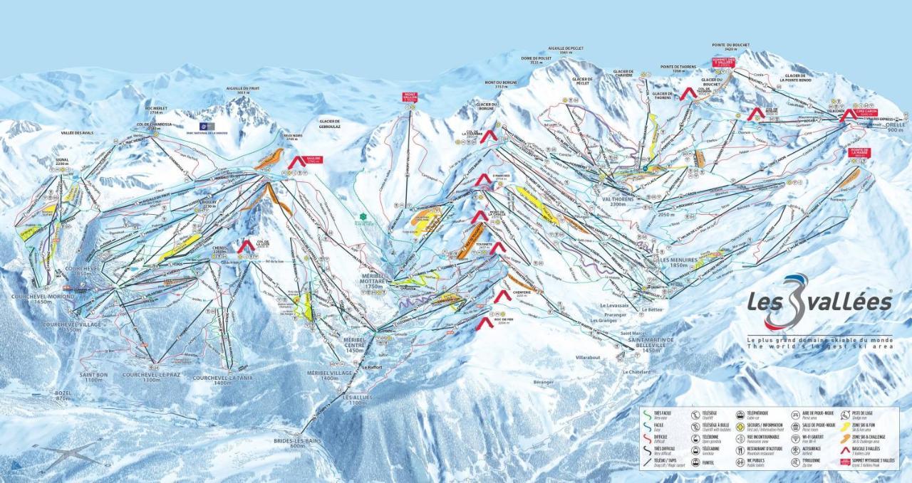 La Tania La Saboia Sleep 8 Private Sauna Lounge Dining 2 Bathrooms Kitchen 2 Balconies Ski In Out Zewnętrze zdjęcie
